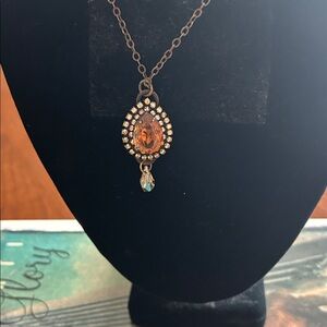 Elegant Crystal and Gold Candle Holder